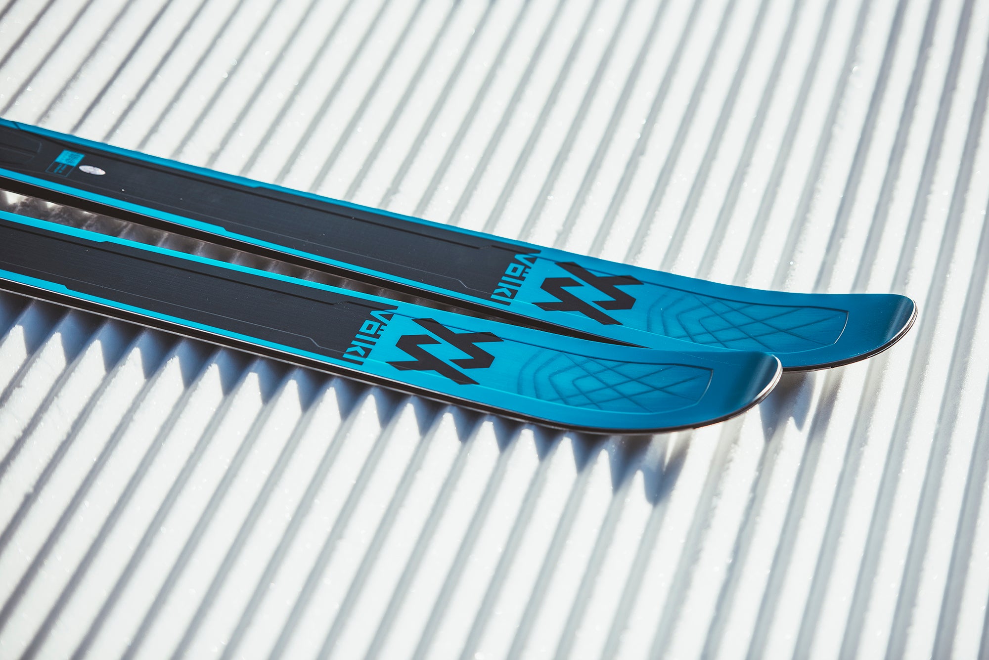 All Mountain Volkl Skis on Snow