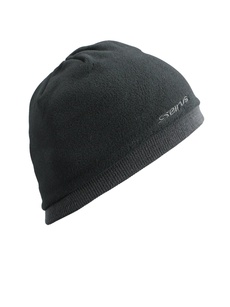 Seirus Jr Fleece Knit Hat Black Charcoal