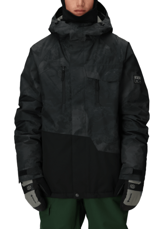 686 Men's Geo Insulated Jacket Black Hemisphere