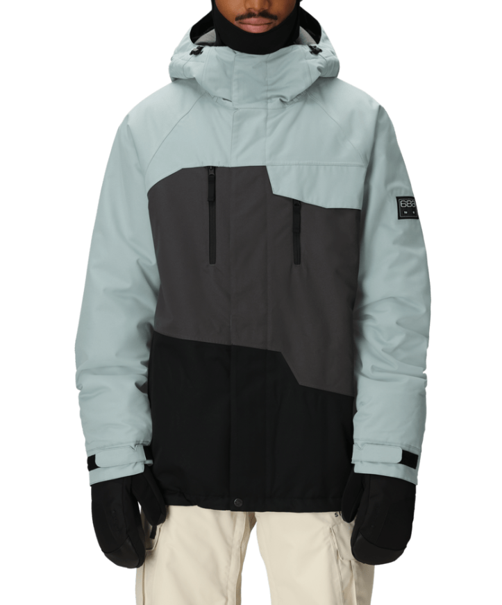 686 Men's Geo Insulated Jacket Dusty Marine Colorblock