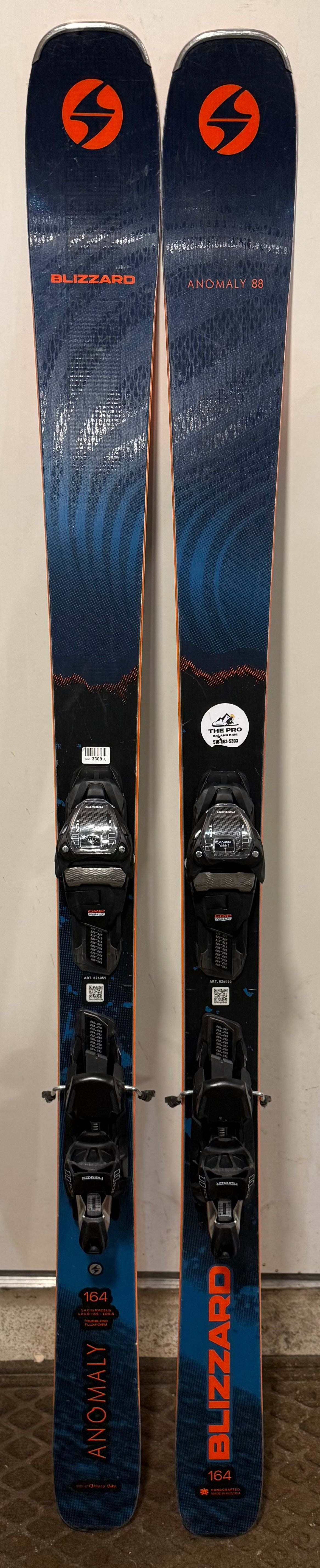 Blizzard Anomaly 88 Demo Skis - 164 cm