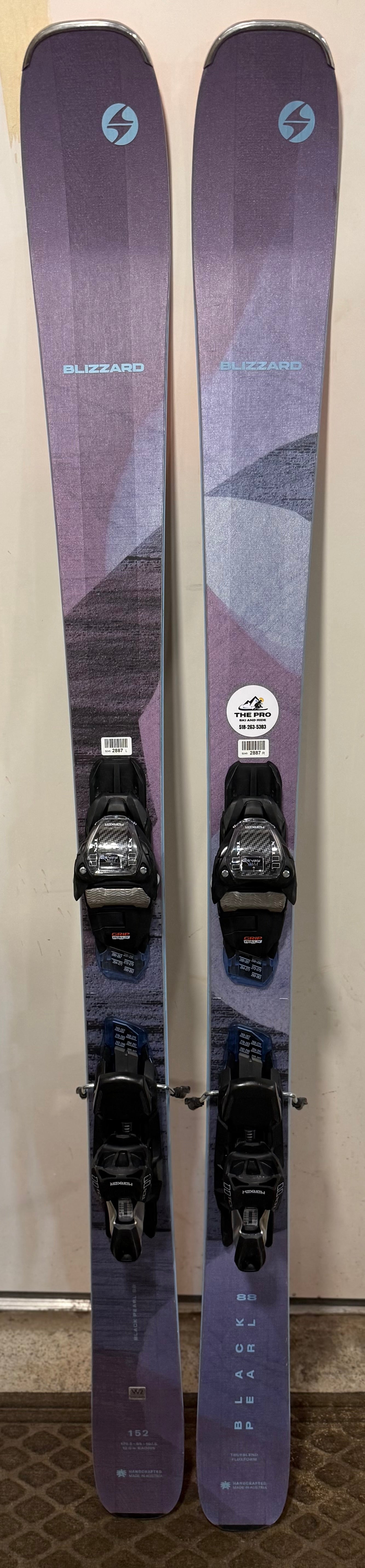 Blizzard Black Pearl 88 Demo Skis - 152 cm