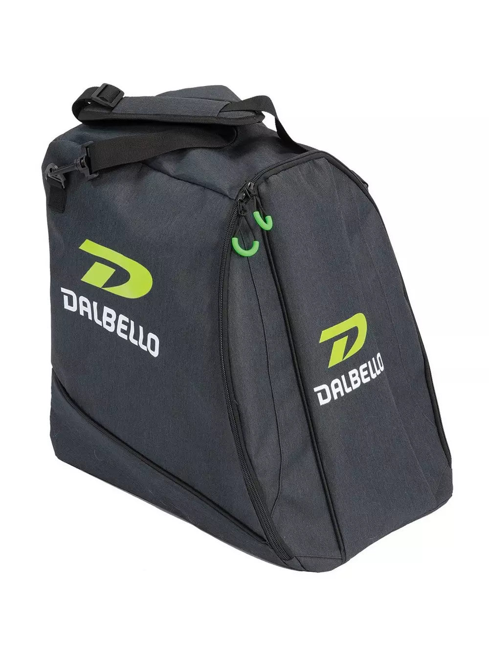 Volkl Classic Boot Bag Dalbello 45L – Borsa Portascarponi Da Sci, Unica Misura, Colore Nero/Grigio/Verde
