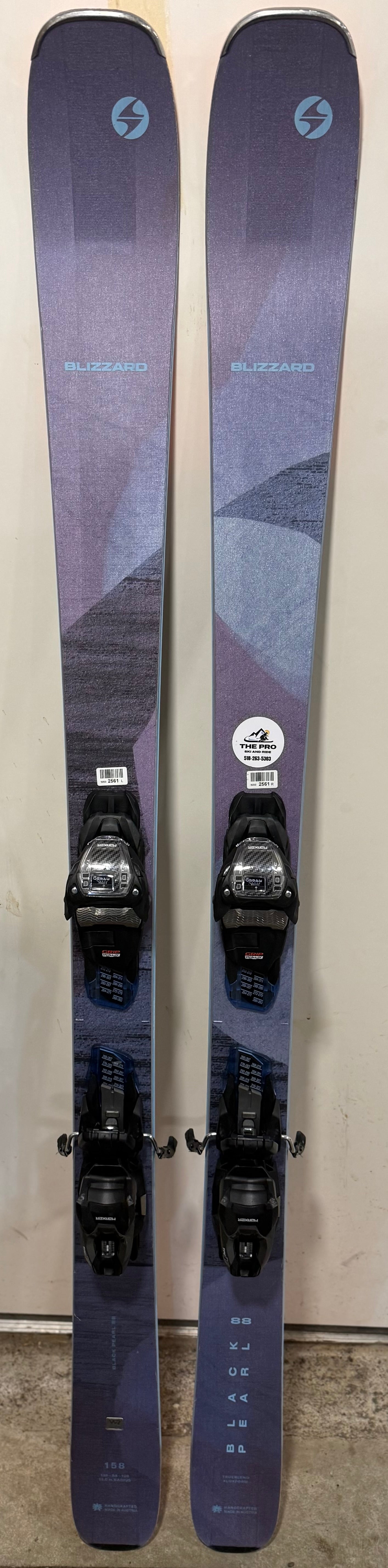 Blizzard Black Pearl 88 Demo Skis - 158 cm