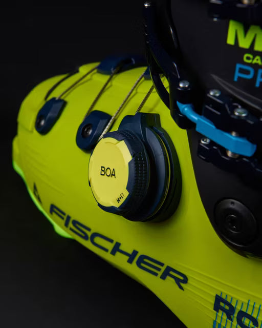 Fischer RC4 Carbon Pro MV BOA Ski Boots 2026 BOA Coiler Closeup
