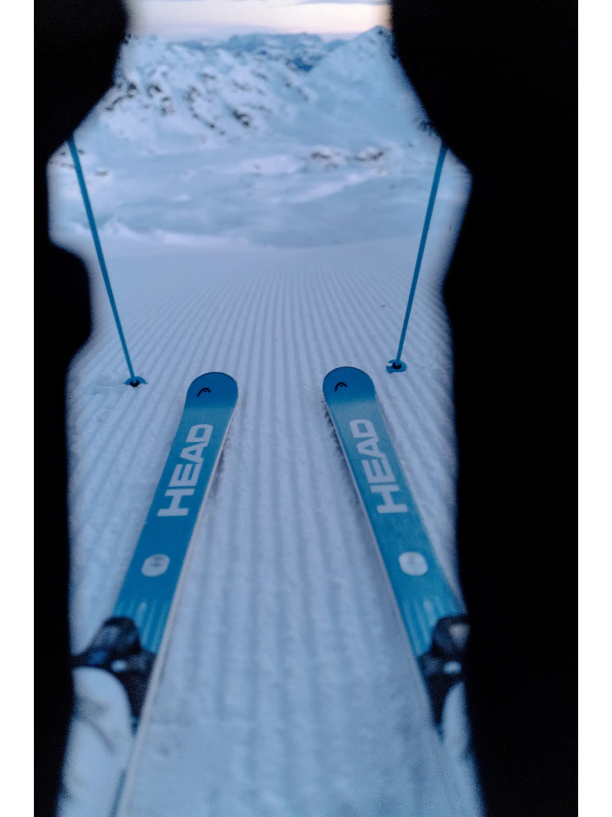 Head WC Rebels e-Speed Pro Skis 2026 On top of run