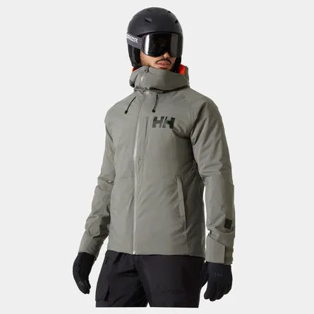 Men's Powderface Insulated Ski Jacket Concrete