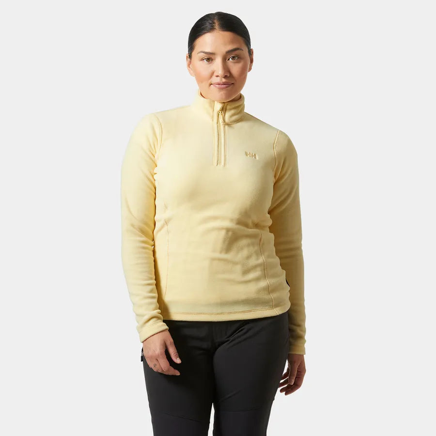 Helly Hansen Women's Daybreaker 1/2 Zip Fleece Yellow Cream