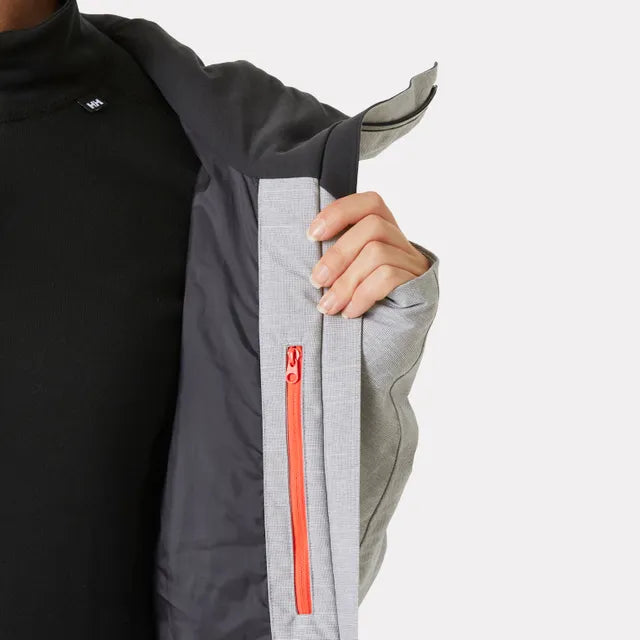 Helly Hansen Women’s Powderqueen 3.0 Ski Jacket Grey Melange