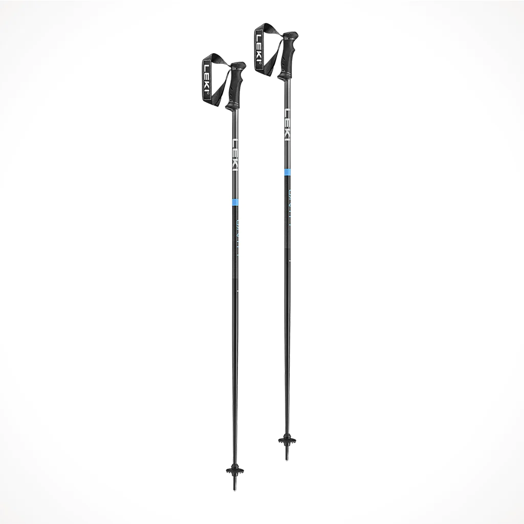 Leki QNTM Ski Poles Black Blue