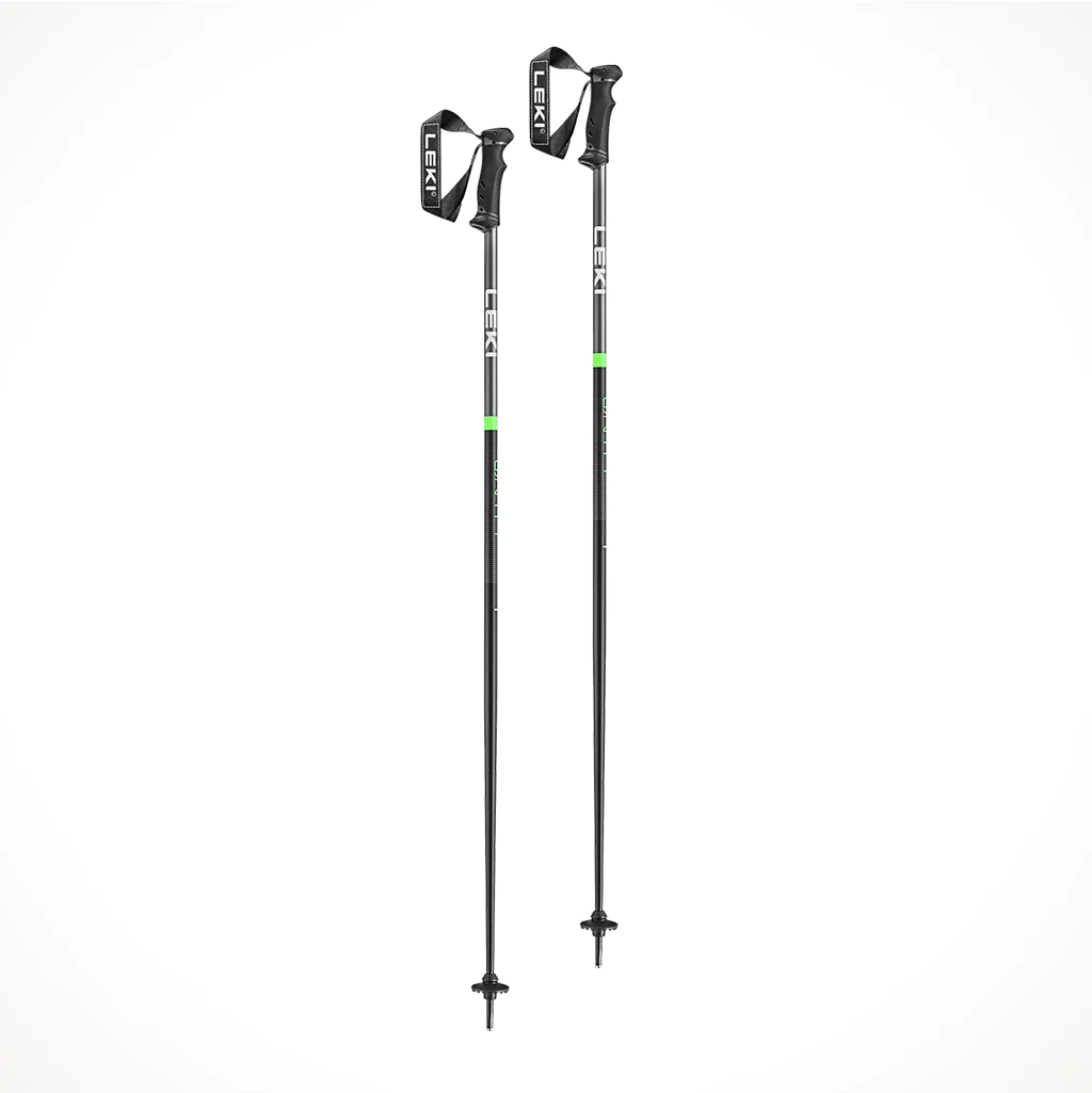 Leki QNTM Ski Poles Black Green