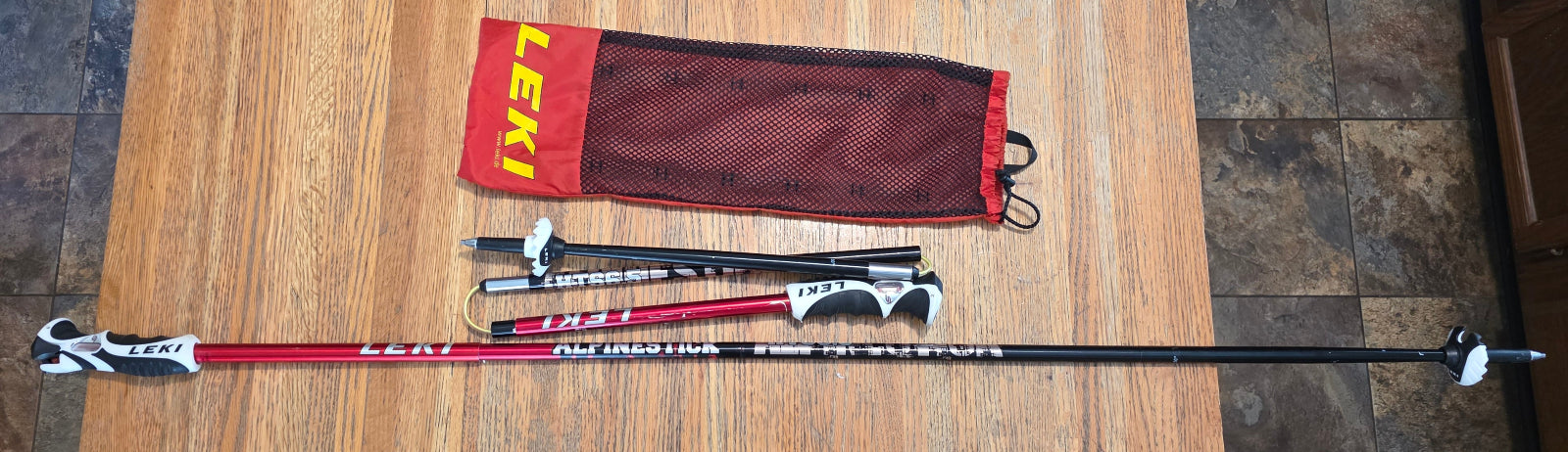 Leki Alpine Stick Collapsible Ski Poles