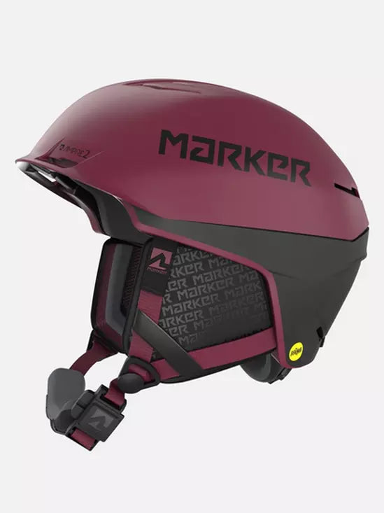 Marker Ampire 2 MIPS Helmet Maroon/Black