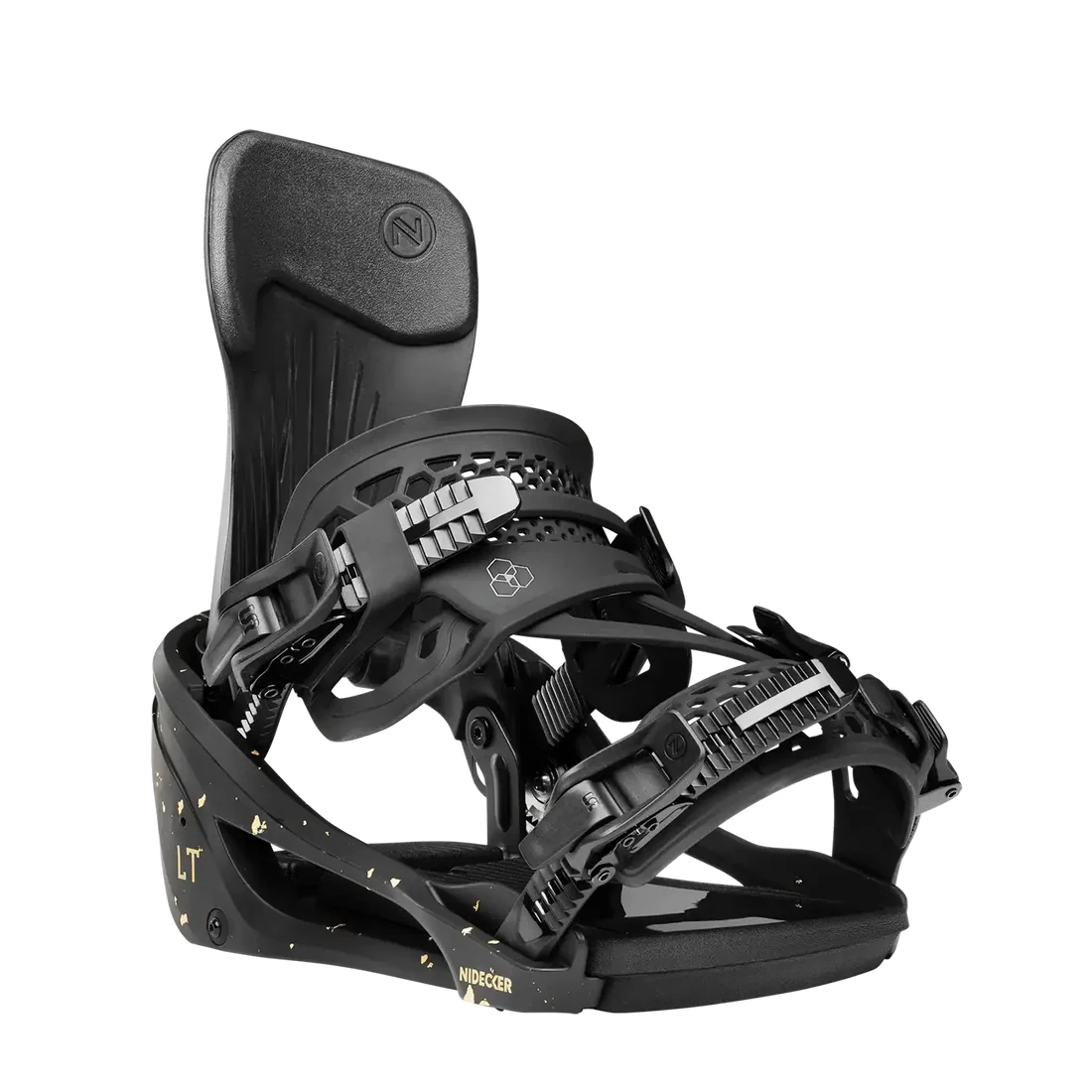 Nidecker LT Supermatic Snowboard Bindings 2027 Stardust Straps