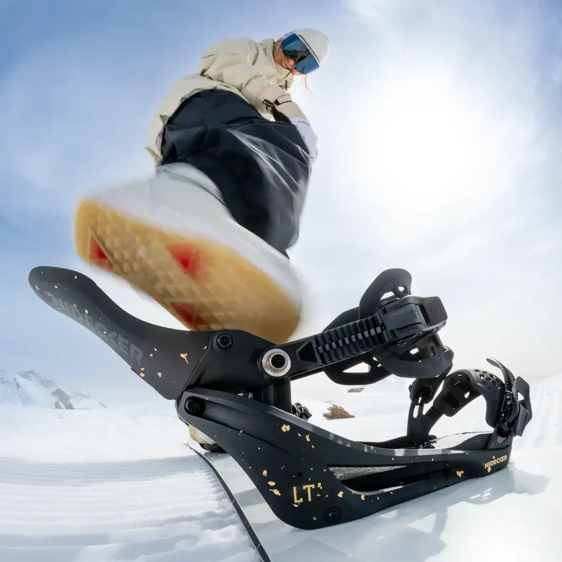 Nidecker LT Supermatic Snowboard Bindings 2027 Stardust Step In