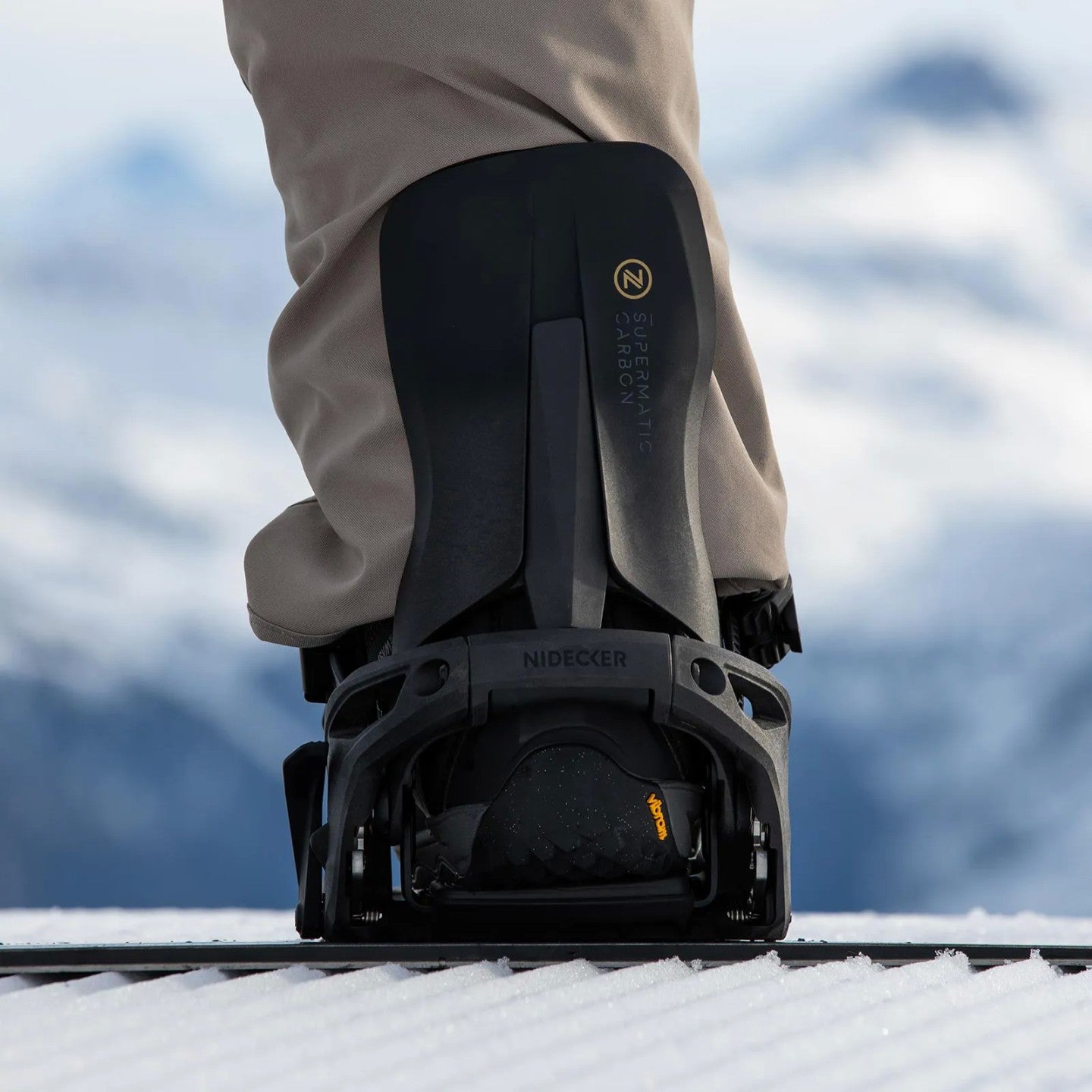 Nidecker Supermatic Carbon Snowboard Binding 2026