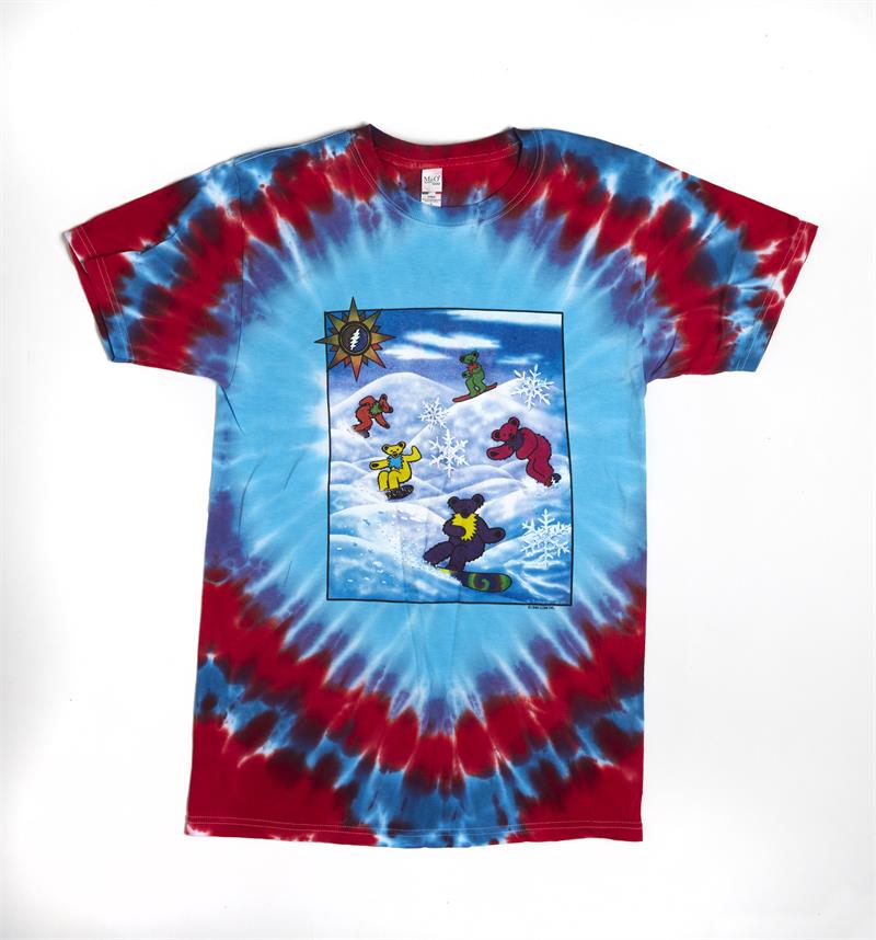 Not Fade Away Snowboard Bears Grateful Dead T-Shirt