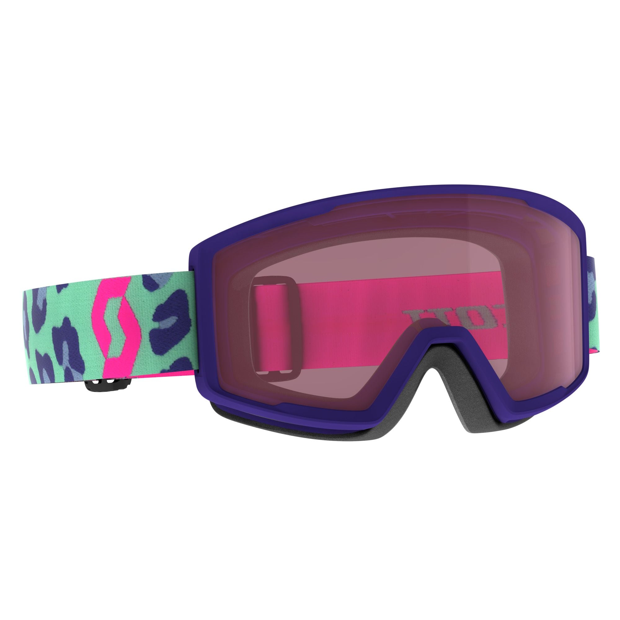 Scott Factor Goggles Mint Green Neon Pink Enhancer Lens