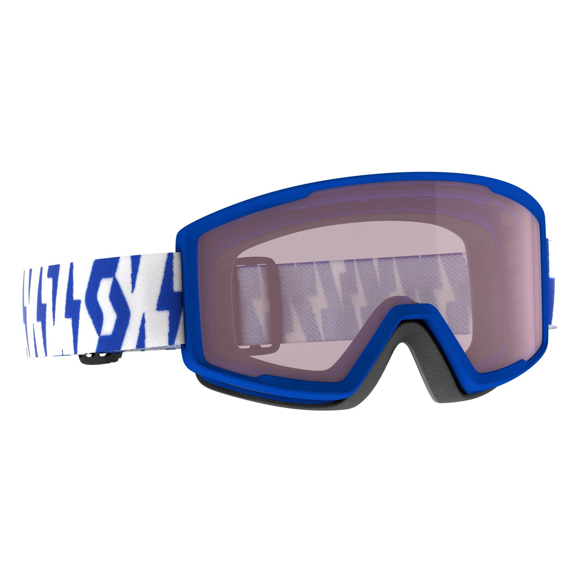 Scott Factor Goggles Royal Blue/White Enhancer Lens