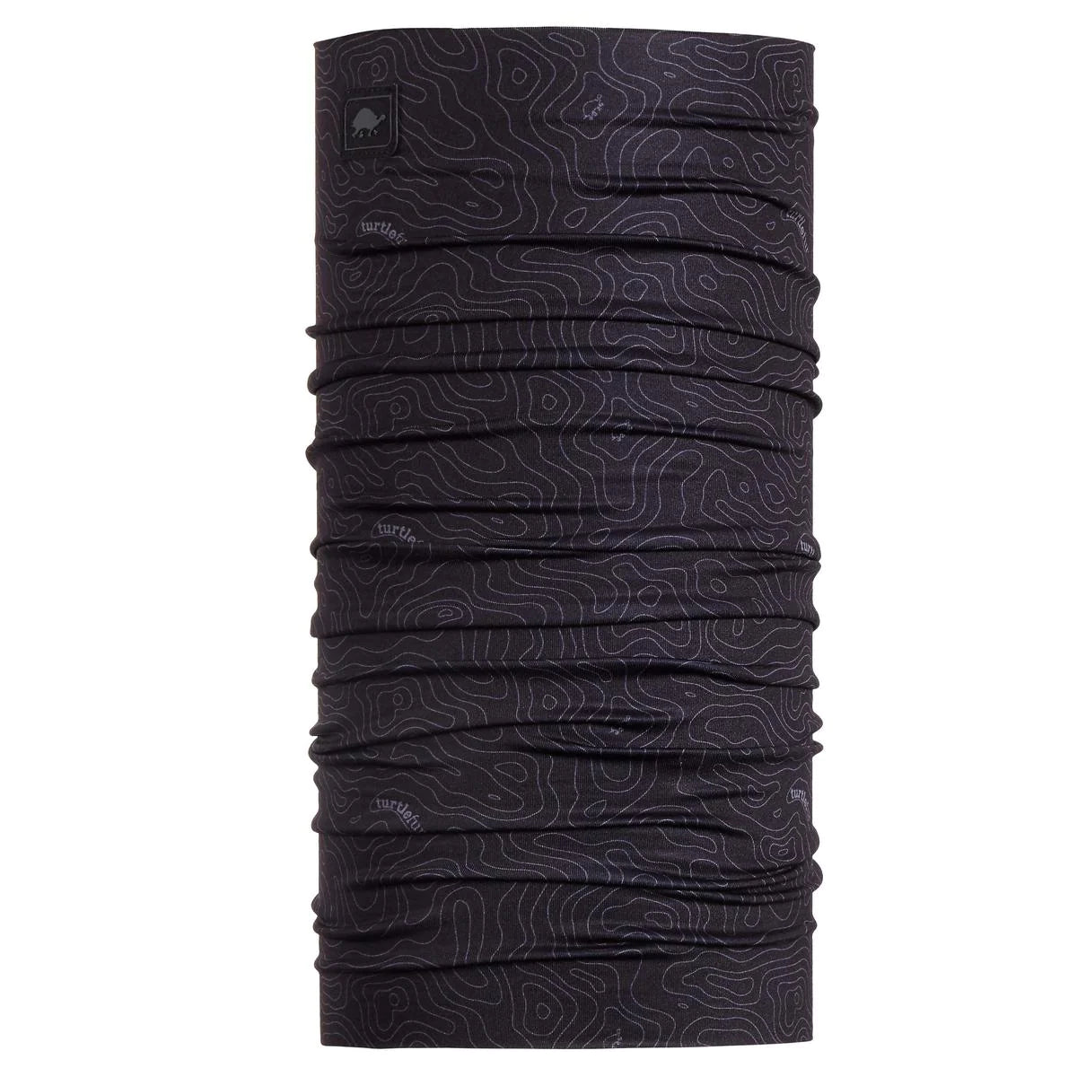 Cache-cou classique totalement tubulaire en fourrure de tortue