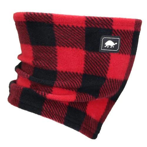 Turtle Fur Kids Playful Prints Fleece Single-Layer Neck Warmer Lumberjack