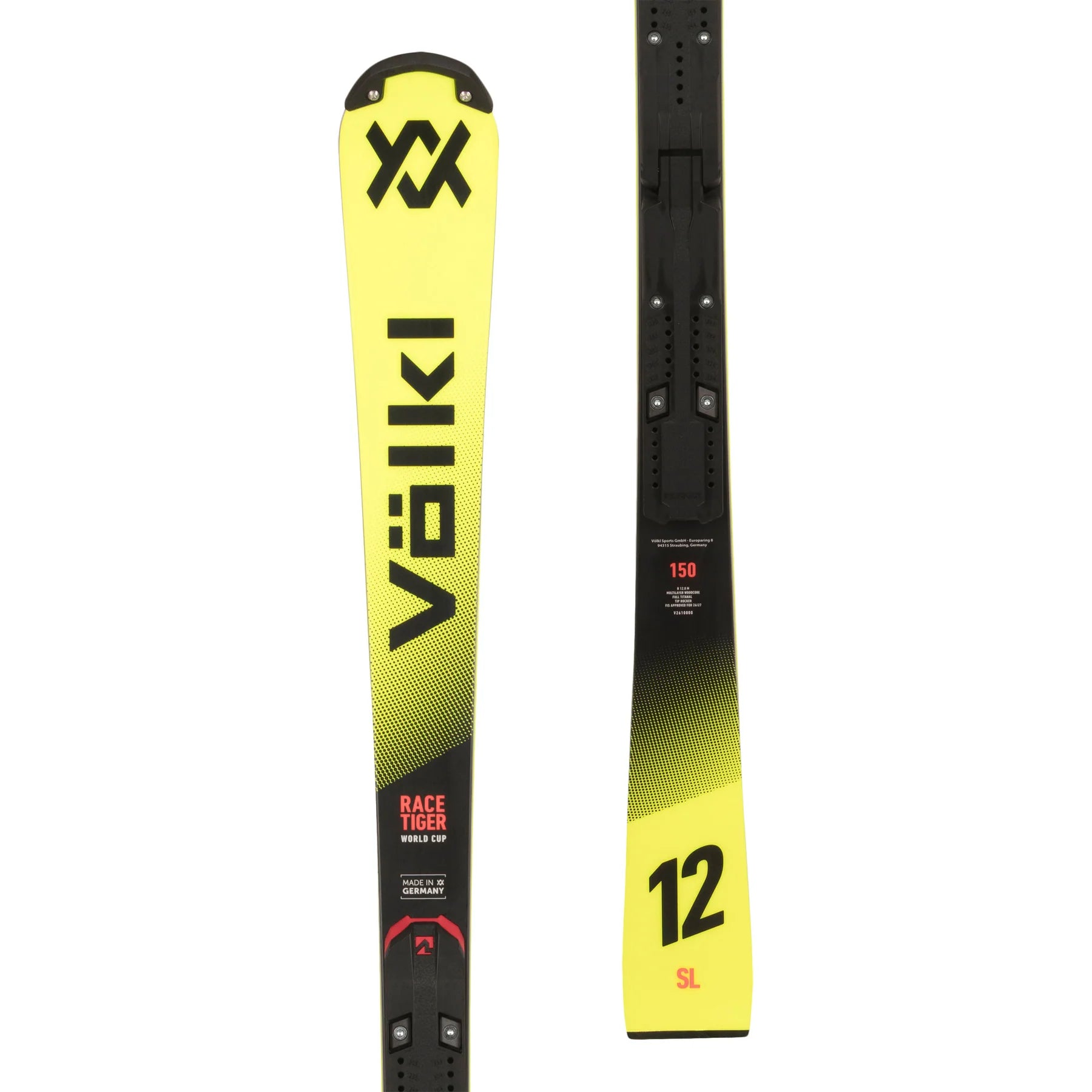 Völkl Racetiger SL JR PRO 150（ジュニア用） Volkl Racetiger SL R Jr Skis 2027