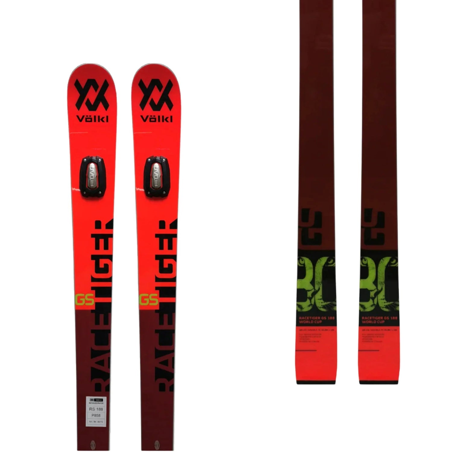 Volkl Racetiger GS R WC Skis 2020 Tip Tail