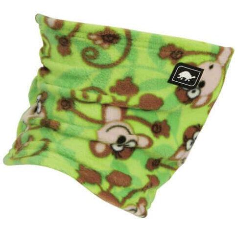 Turtle Fur Kids Playful Prints Fleece Single-Layer Neck Warmer Monkeys
