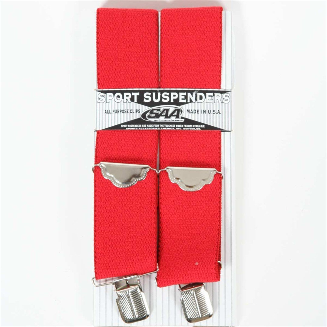 SAA Suspenders Red