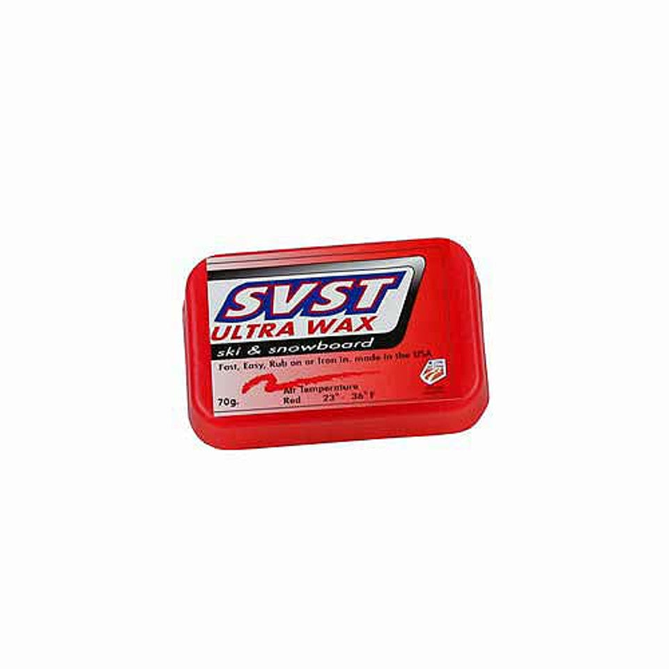 SVST Ski and Snowboard Ultra Wax Red