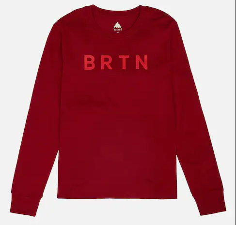 Burton W BRTN LS Tee Sun Dried Tomato