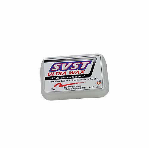 SVST Ski and Snowboard Ultra Wax White