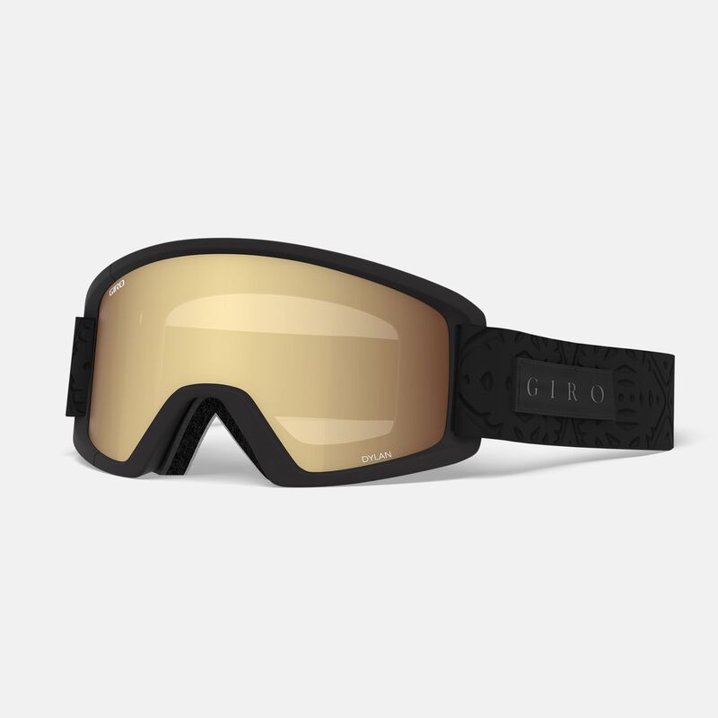 Giro Dylan Goggles Black Flake Amber Gold Hero