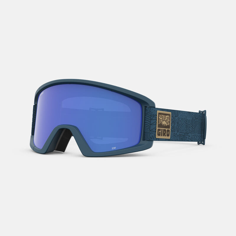 Giro Semi Goggles Harbor Blue Adventure Grid