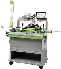 Ski binding testing machine