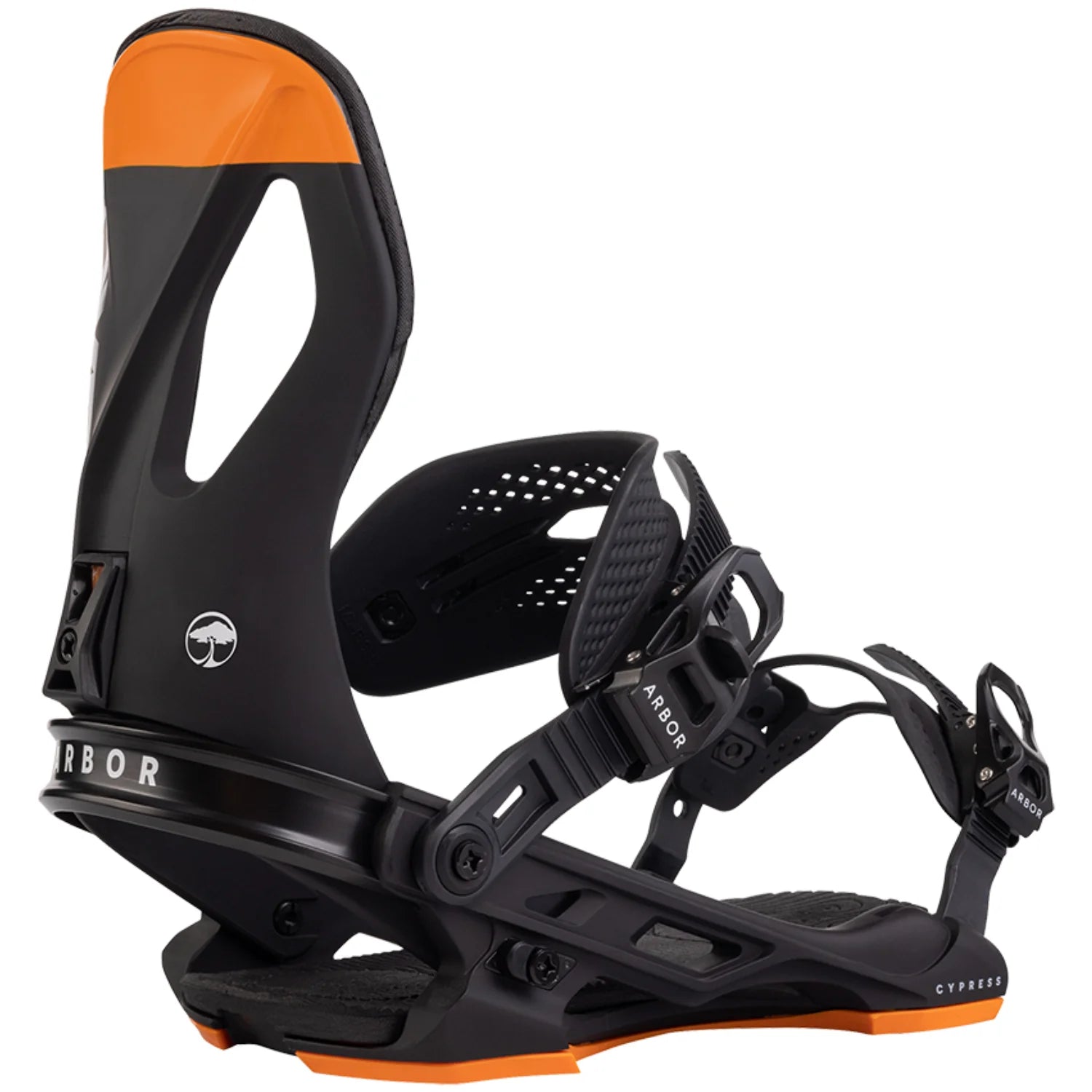 Arbor Cypress Snowboard Bindings Black Orange