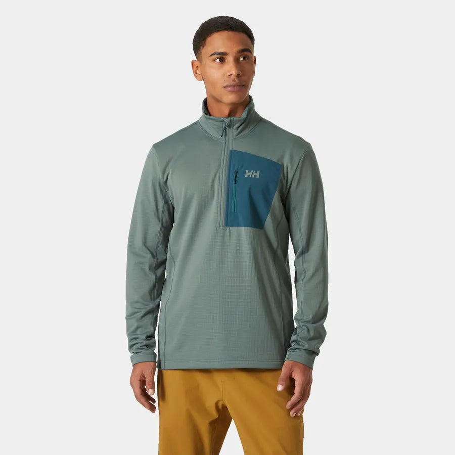 Helly Hansen Men's Versalite 1/2 Zip Fleece Cactus