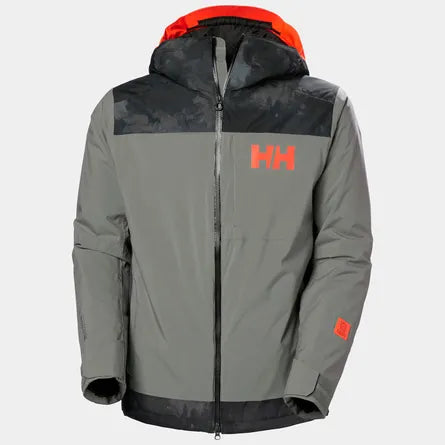 Helly Hansen Men's Powdreamer 2.0 Ski Jacket Concrete