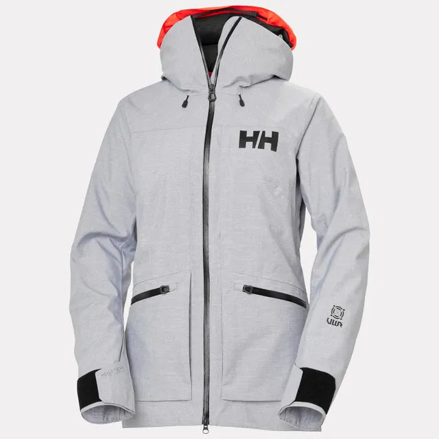 Helly Hansen Women’s Powderqueen 3.0 Ski Jacket Grey Melange