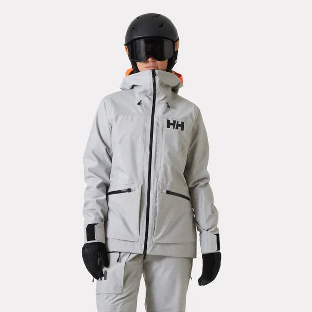 Helly Hansen Women’s Powderqueen 3.0 Ski Jacket Grey Melange