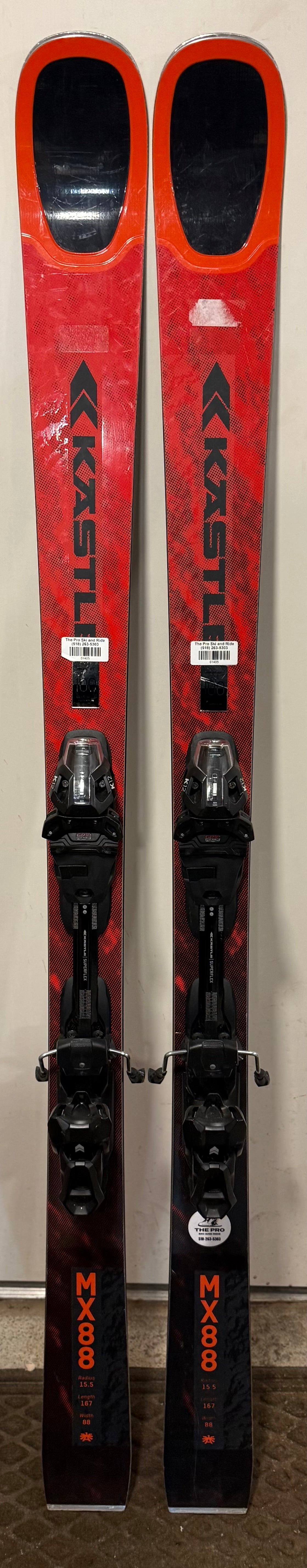 Kastle MX88 Demo Skis - 167 cm