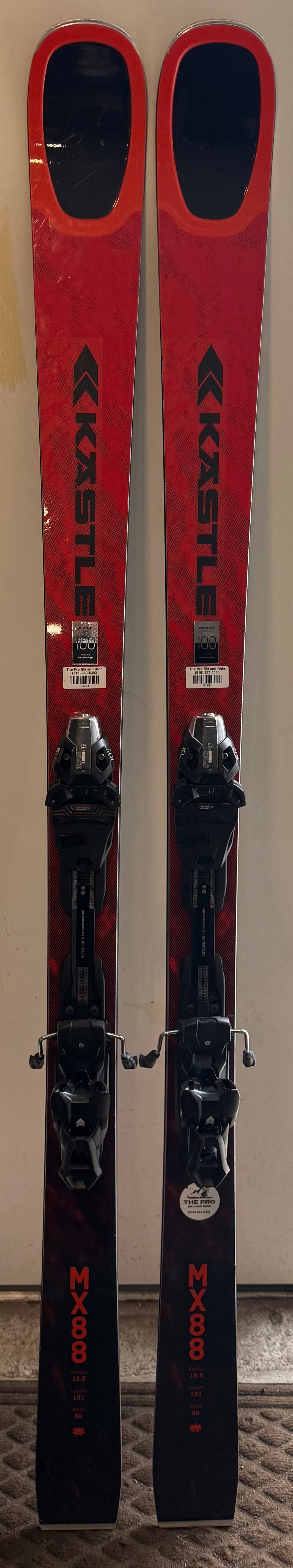 Kastle MX88 Demo Skis - 181 cm