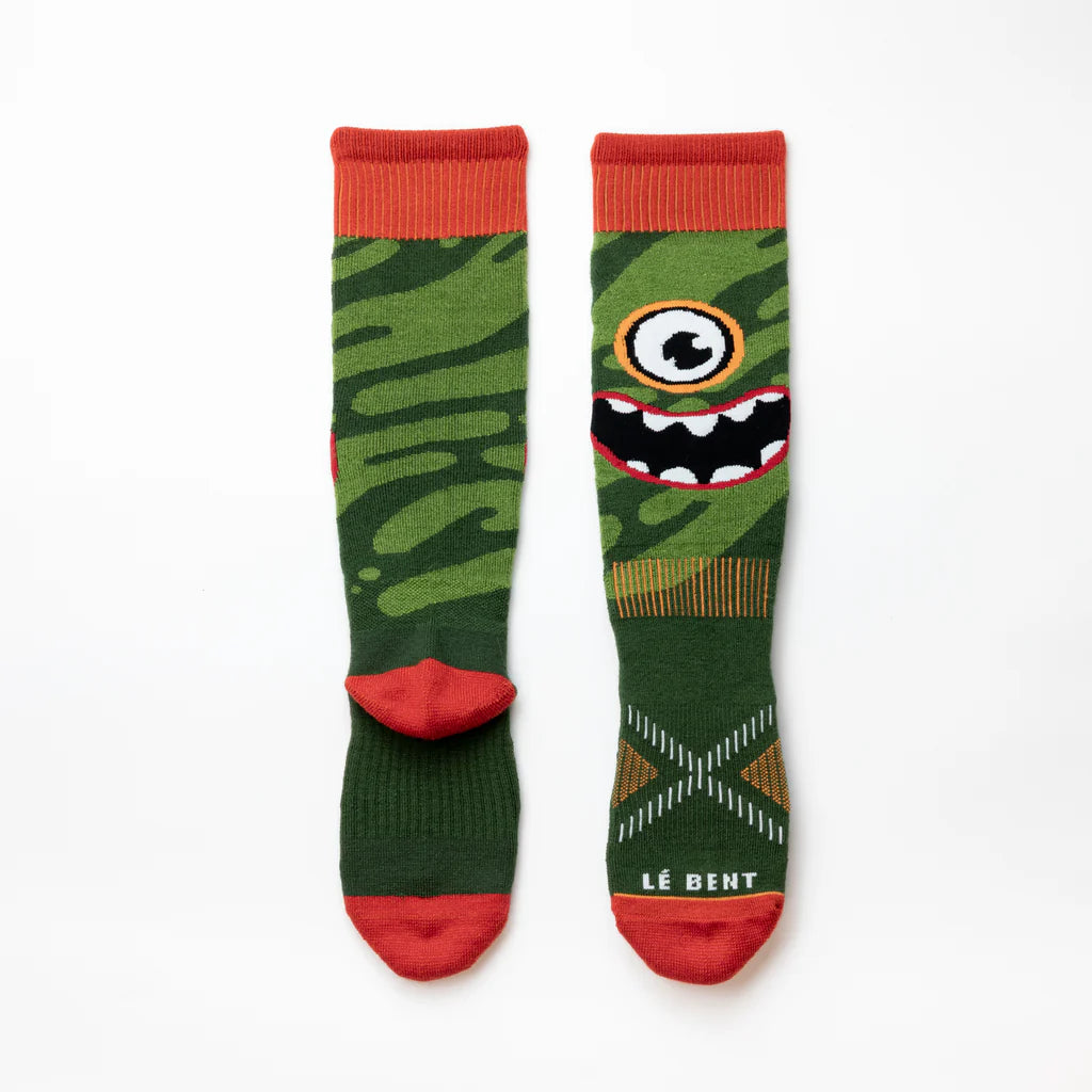 Le Bent Kids Light Cushion Monster Party Snow Sock