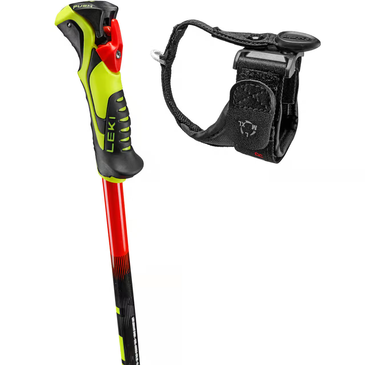 Leki WCR Evo Lite SL TR Ski Poles Trigger Strap