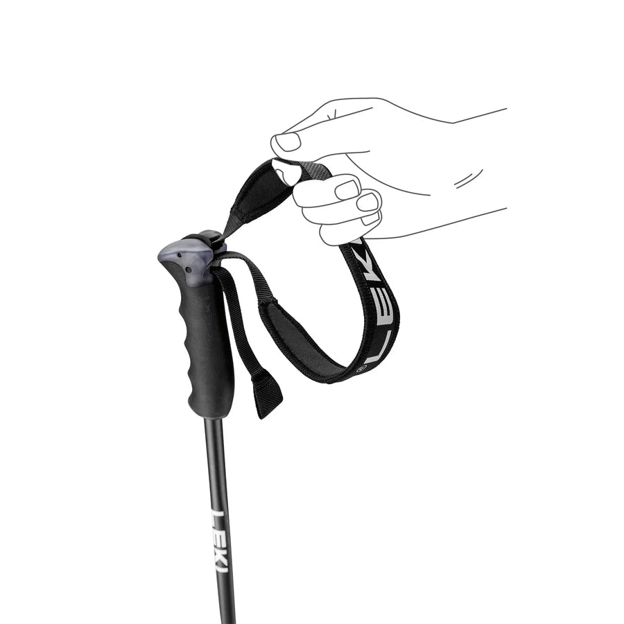 Leki Neolite Airfoil strap adjustment