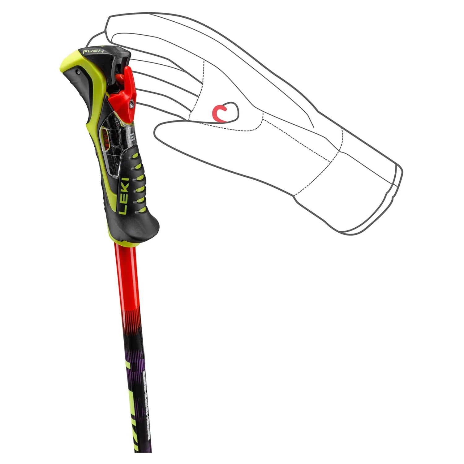 Leki WCR Pro Lite SL TR Ski Poles