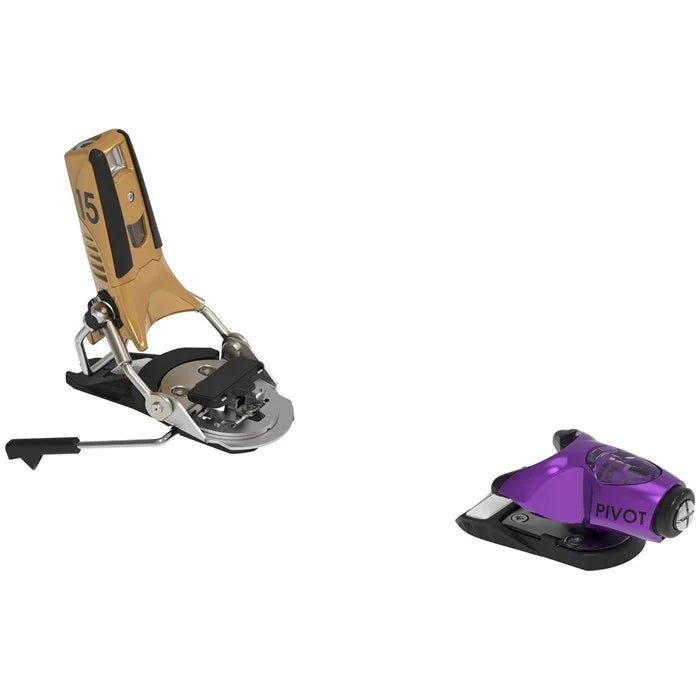 Look Pivot 2.0 15 Ski Bindings Purple/Gold