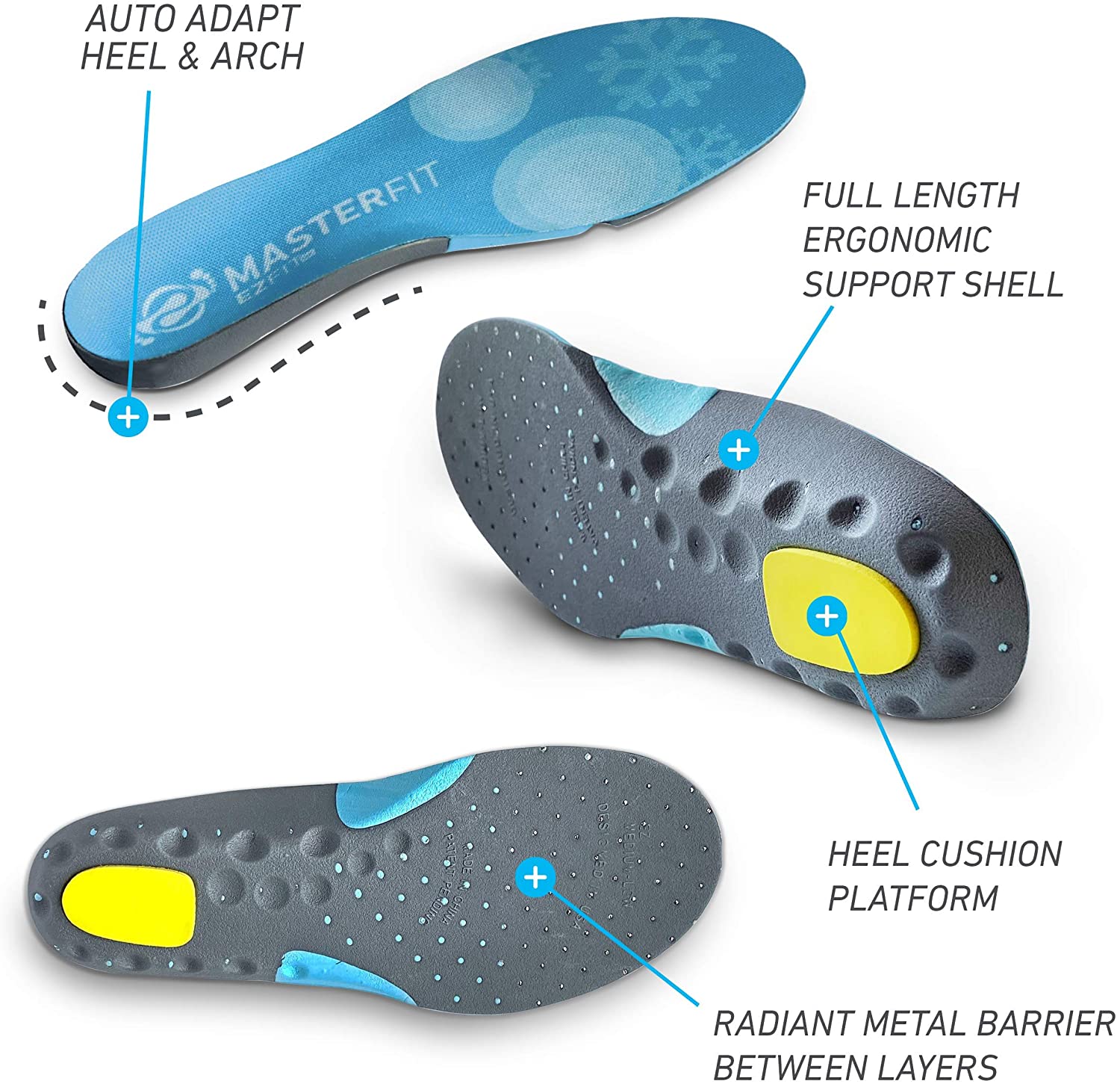 MasterFit EZFit QF Snow Insoles