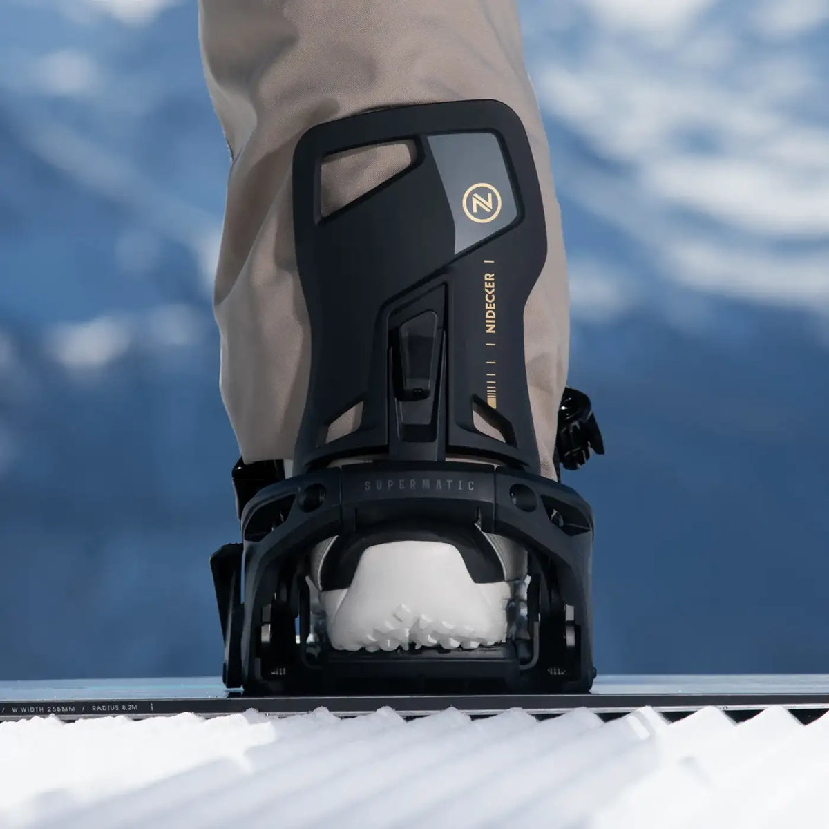 Nidecker OG Supermatic Snowboard Bindings 2027 Black