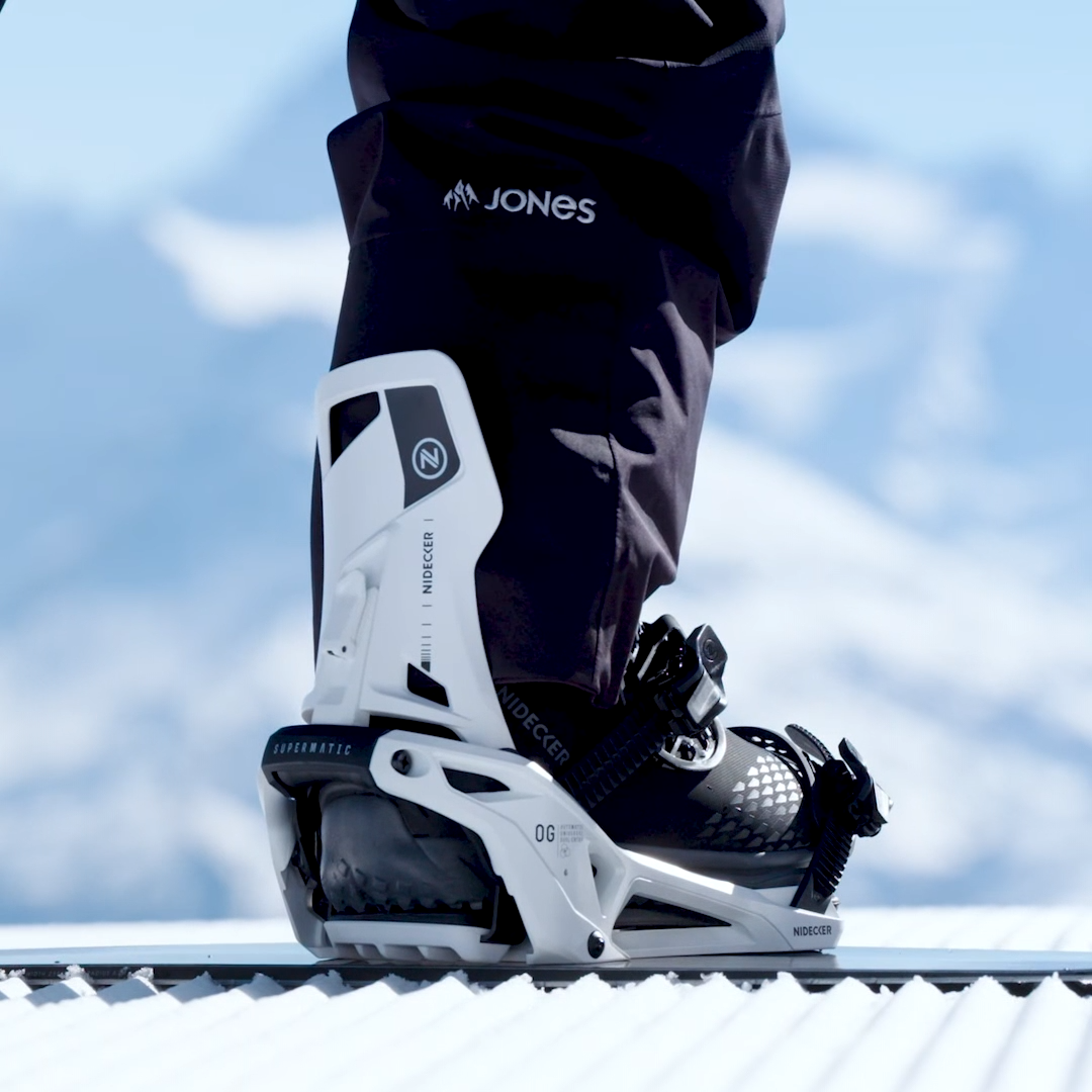 Nidecker OG Supermatic Snowboard Bindings 2027 White